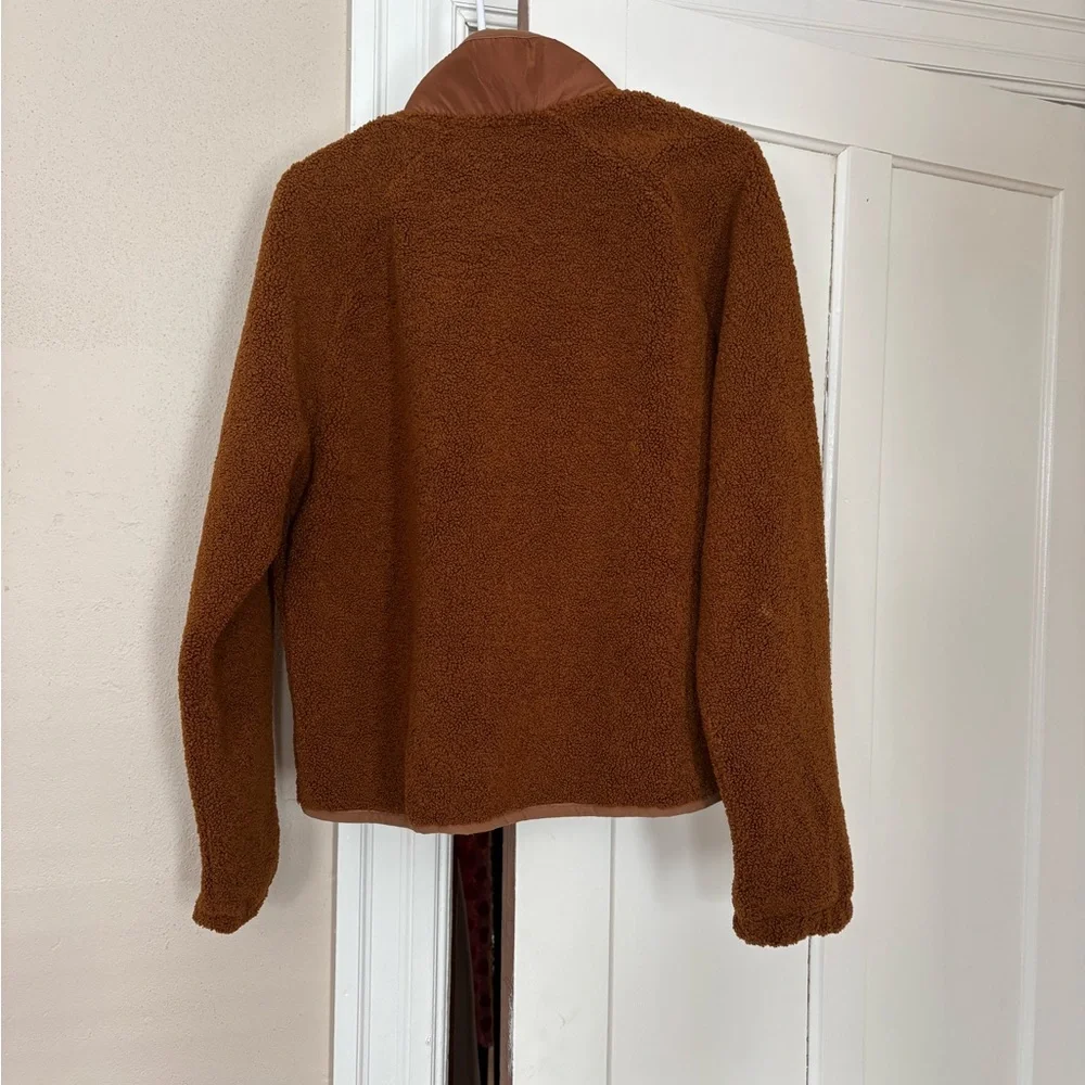 Warm Brown Teddy Jacket - Picture 2 of 8